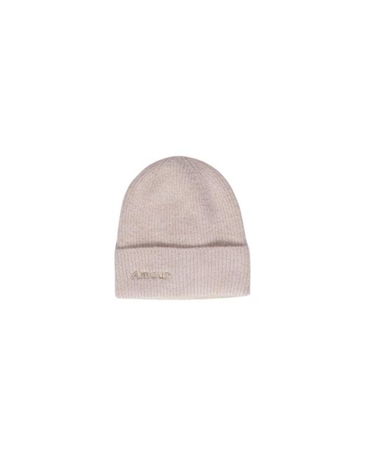 Pieces Multicolor Beige Recycled Polyester Hat