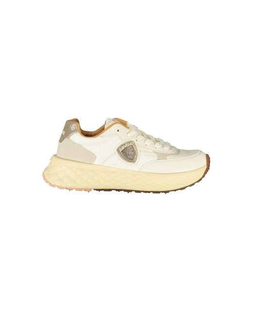 Blauer Women's Metallic Beige Poliuretano S Sneaker