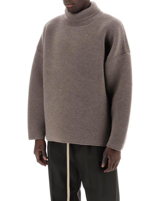 Fear Of God Gray Heavy Ottoman Pullover Swe for men