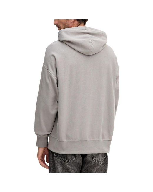 Calvin Klein Gray Cotton Hoodie for men