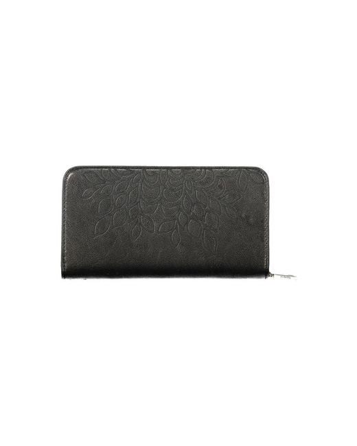 Desigual Black Nero Poliuretano Woman Wallet