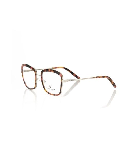 Frankie Morello Red Metallic 's Eyeglass Frame