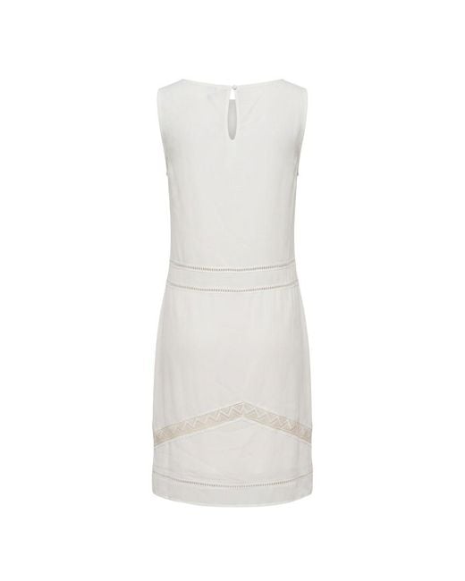 Trussardi Natural White Polyester Dress