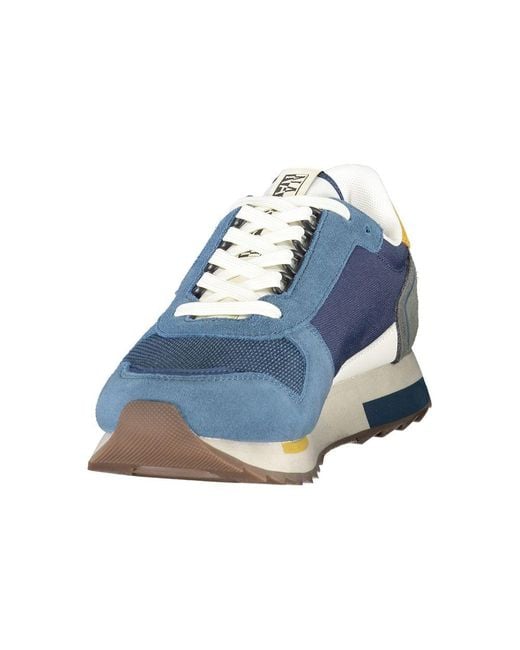 Napapijri Blue Polyester Men's Sneaker for men