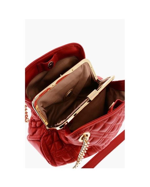 Moschino Red Polyethylene Shoulder Bag