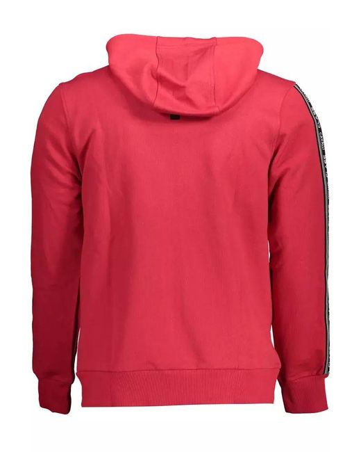 Class Roberto Cavalli Red Pink Cotton Sweater for men