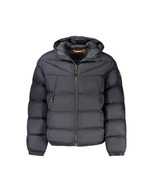 Napapijri Gray Polyamide Jacket for men