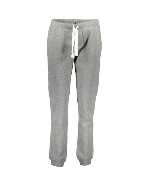 North Sails Gray Grigio Cotton 's Track Pant
