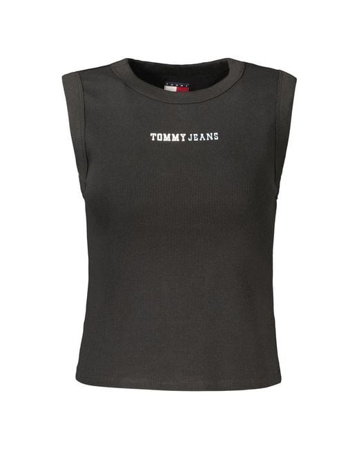 Tommy Hilfiger Black Cotton 's Tank Top