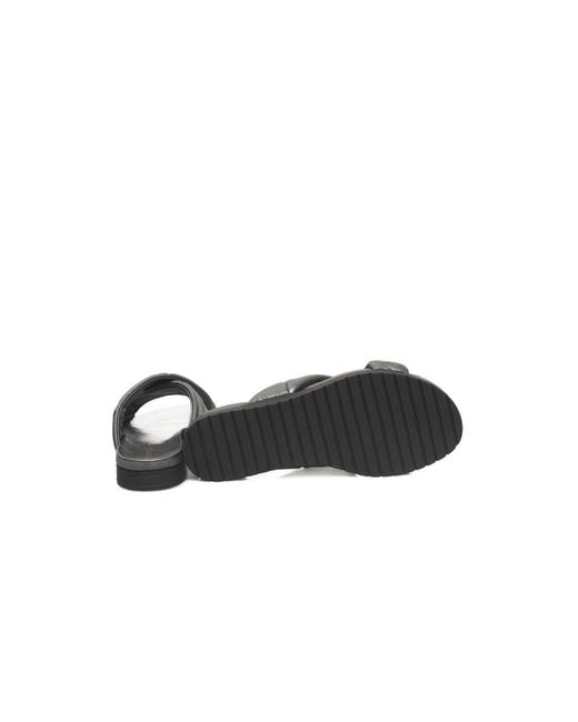 Cerruti 1881 Gray Lambskin Sandal
