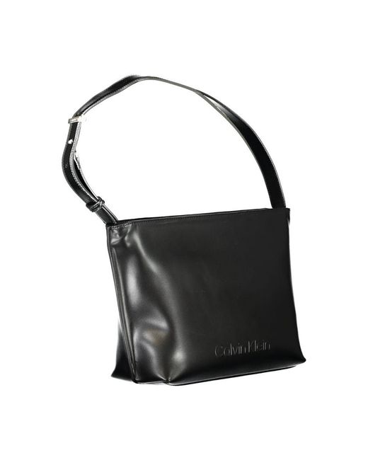 Calvin Klein Black Polyester Shoulder Bag