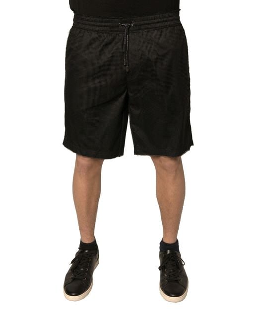 Dolce & Gabbana Black Summer Shorts for men