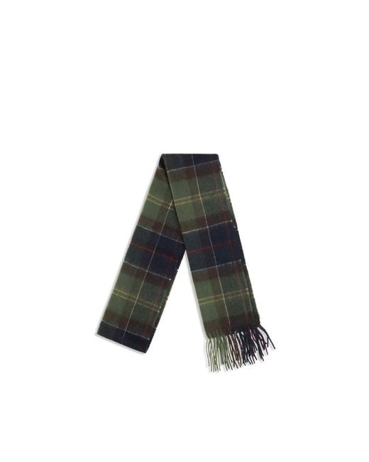 Barbour Black Bicolor Wool Oves Aries Scarf
