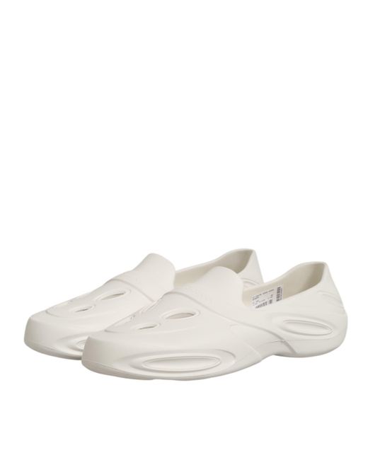 Dolce & Gabbana White Rubber Slides Low Top Sneakers Shoes for men