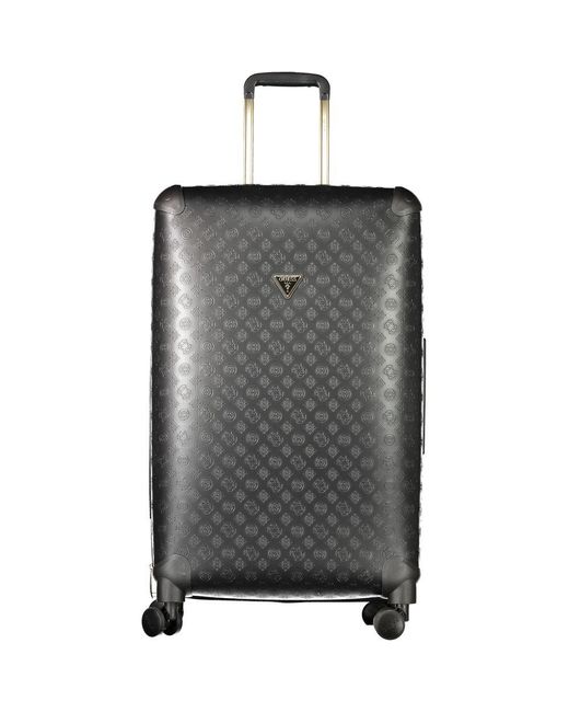 Guess Gray Black Polyethylene Luggage And Travel