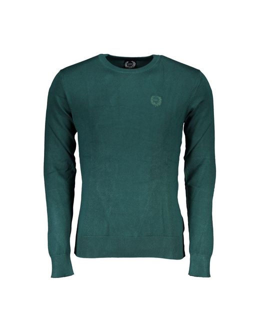 Gianmarco Venturi Blue Cotton Mens Sweater main image 1