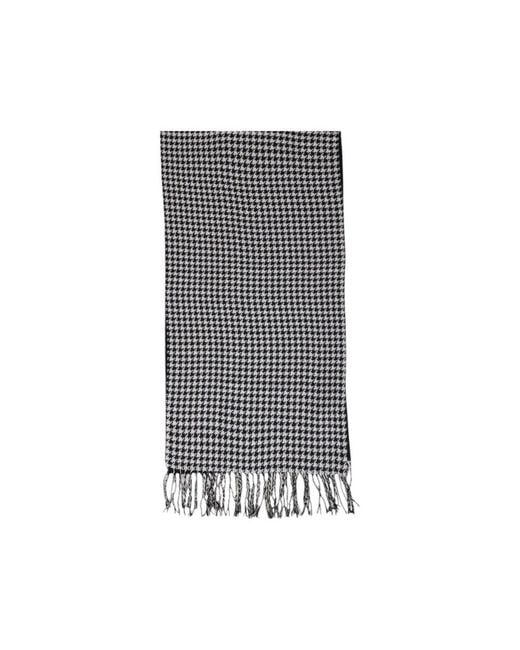 Antony Morato Gray White Marabou Scarf for men