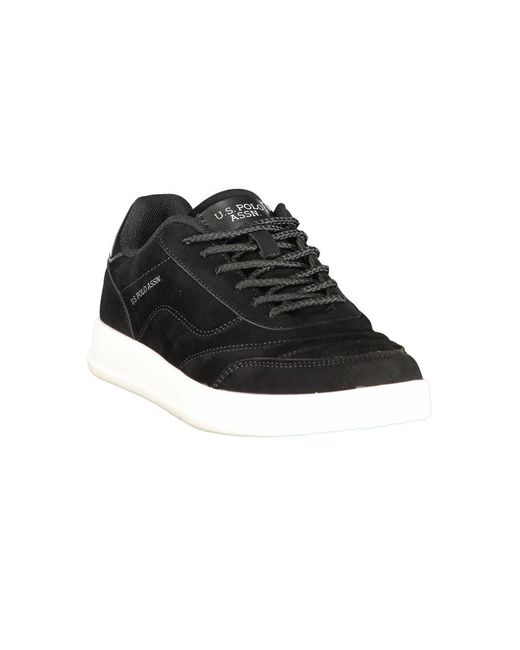 U.S. POLO ASSN. Black Nero Polyurethane Female Sneaker