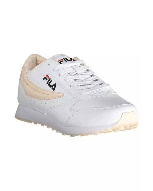 Fila White Polyethylene Sneaker