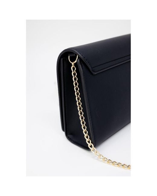 Love Moschino Blue Black Polyethylene Handbag