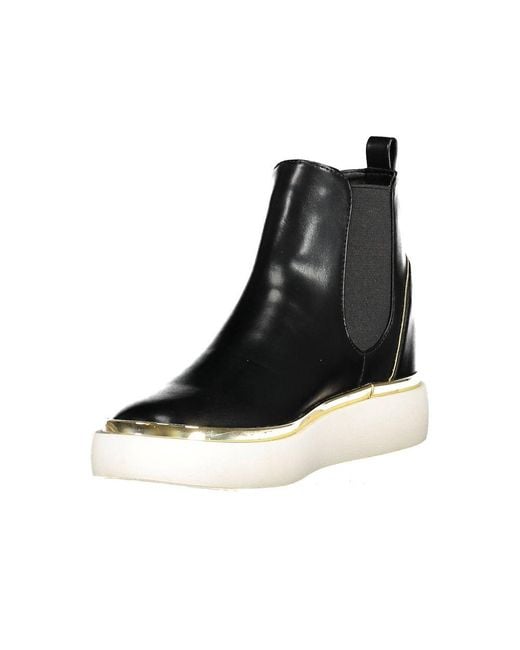 U.S. POLO ASSN. Black Polyester Boot