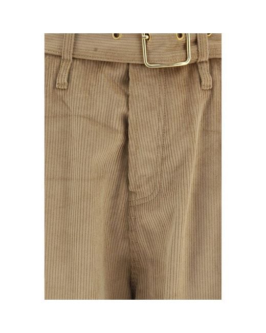 DARKPARK Natural Beige Cotton Casual Pants