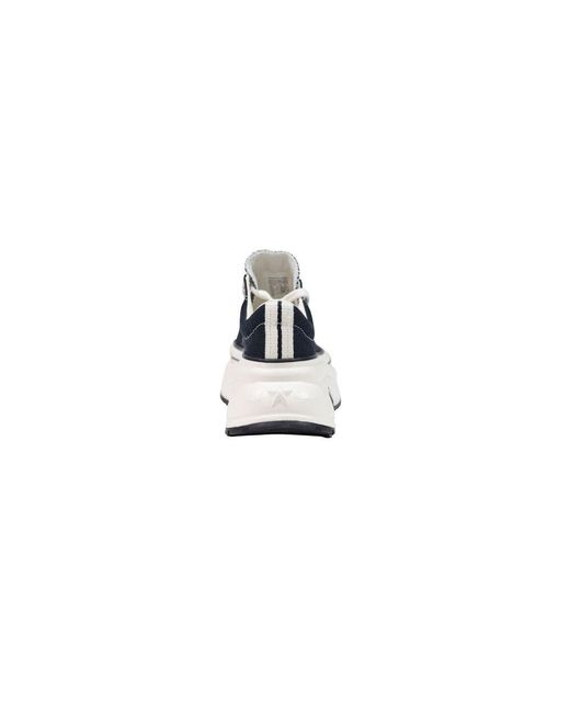 Converse Blue Black And White Textile Chunky Sneakers