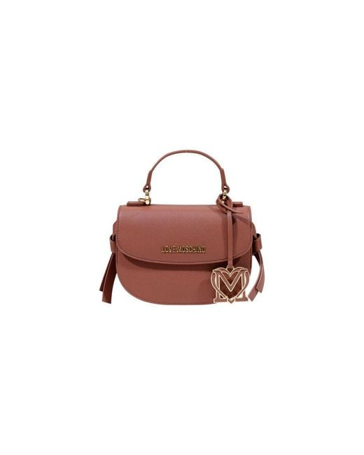 Love Moschino Brown Polyethylene Handbag