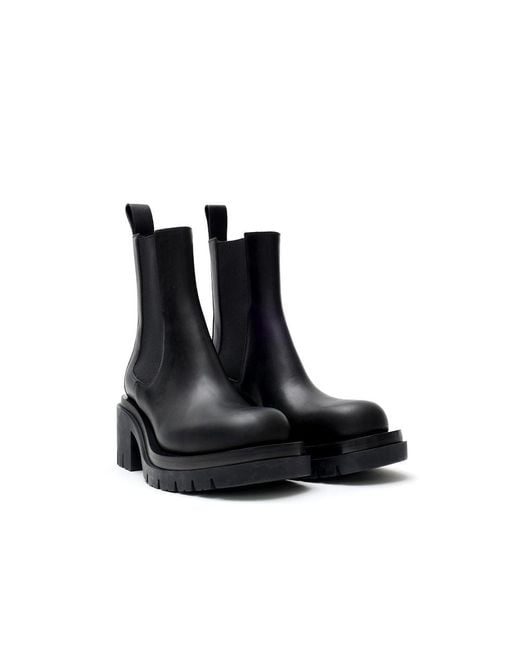 Bottega Veneta Black Leather Boot
