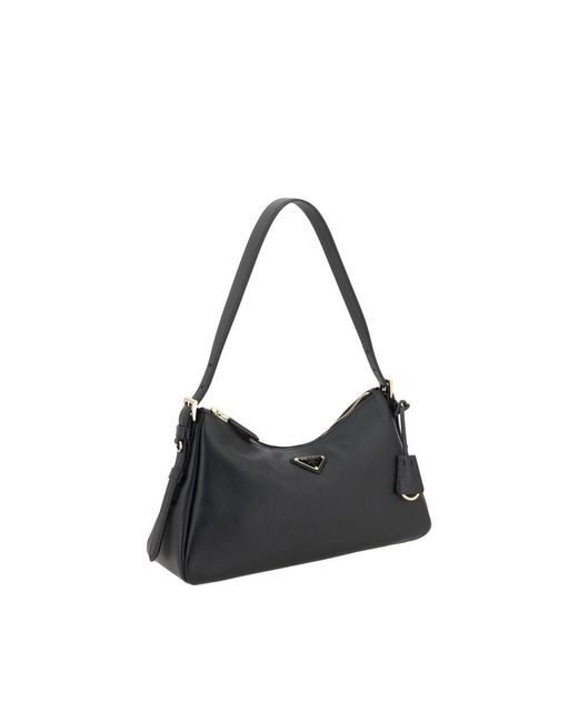 Prada Black Aimée Medium Shoulder Bag