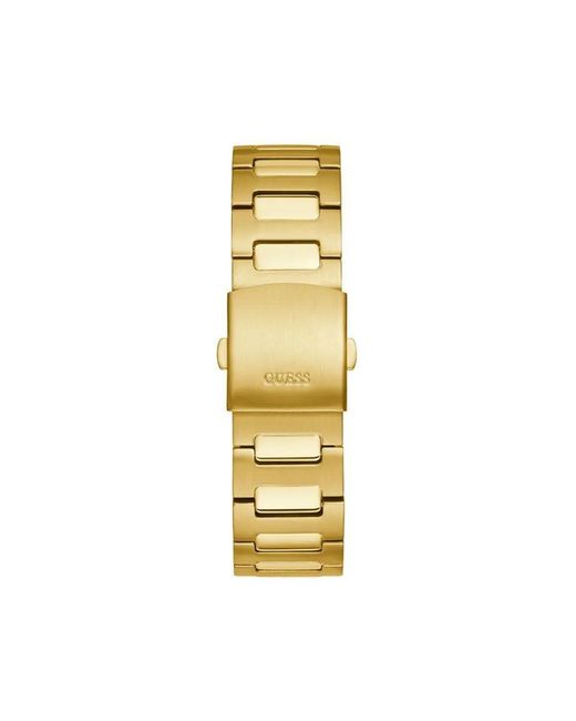 Guess Metallic Gold Stainless Steel Dress Watch
