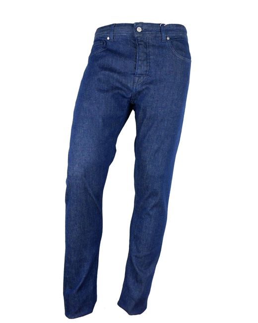 Aquascutum Blue Elegant Dark Denim For for men
