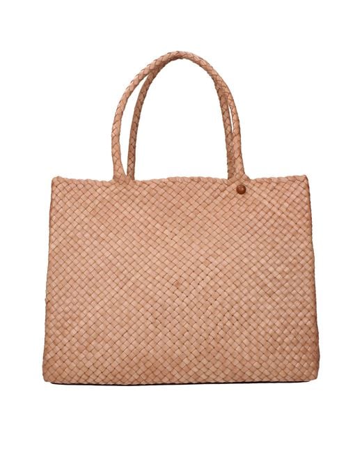 Tory Burch Brown Pink Leather Shoulder Bag for men