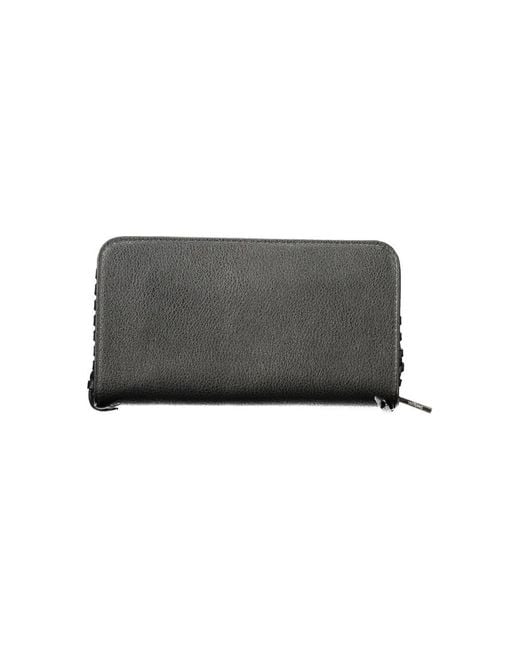 Desigual Black Polyurethane Wallet