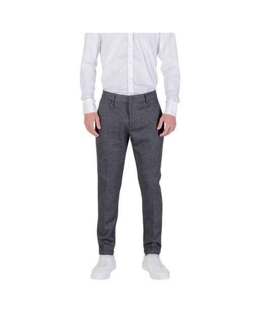 Antony Morato Gray Polyester Skinny Pants for men