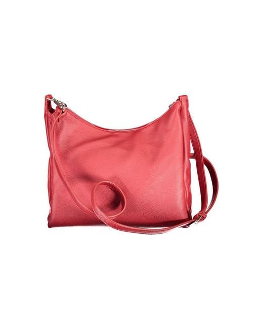 Byblos Red Rosso Polyurethane Handbag