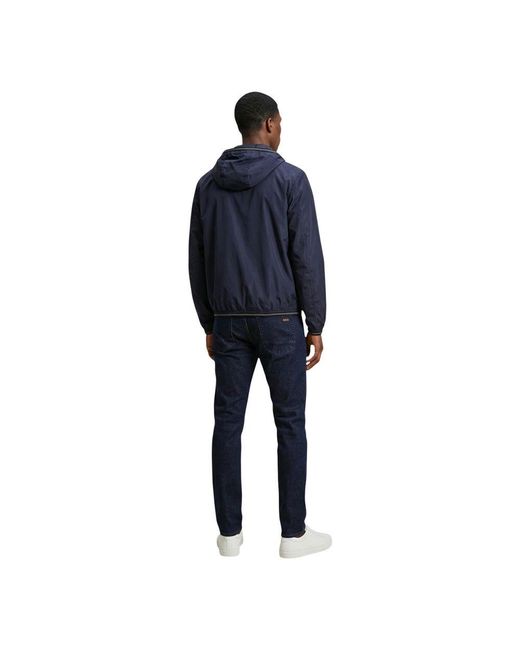 Blauer Blue Polyamide Shell Jacket for men