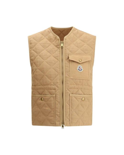 Moncler Natural Vigny Padded Vest