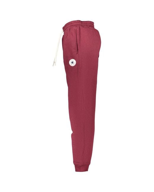 Converse Red Cotton Trouser for men