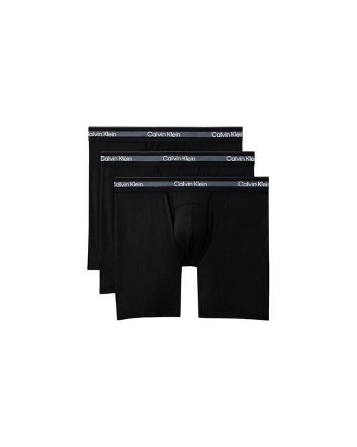 Calvin Klein Black Recycled Polyester Boxers for men