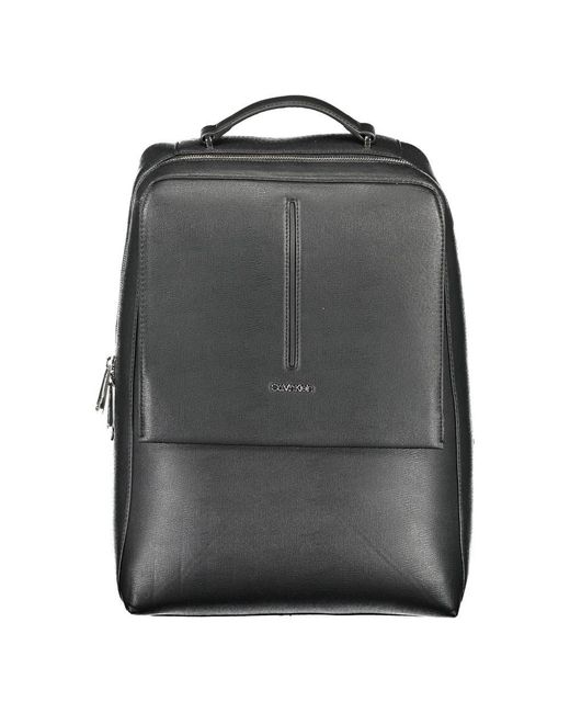 Calvin Klein Gray Polyester Backpack for men