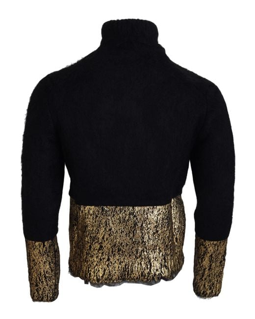 Dolce & Gabbana Blue Turtlenecks for men