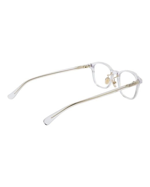 Max Mara Metallic Transparent Acetate Glasses (frames)