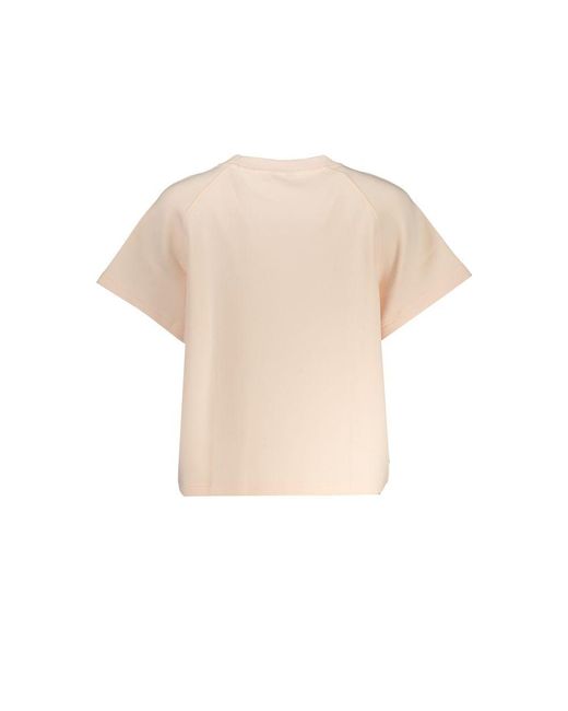 K-Way Natural Chic Technical Tee With Stylish Applique