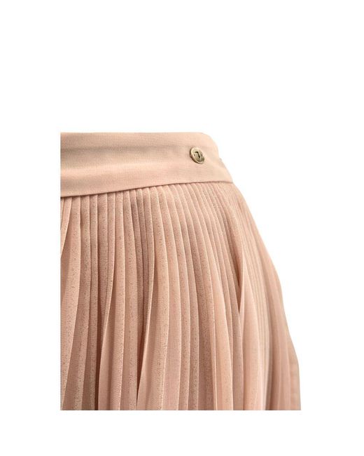 Trussardi Pink Polyester Skirt