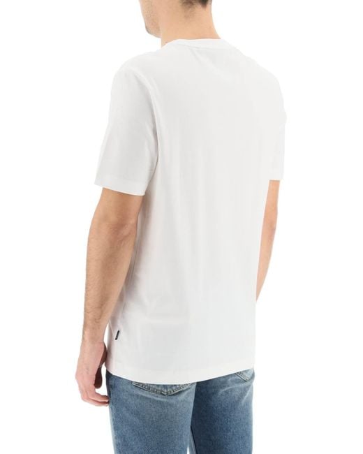 Boss White Thompson T-Shirt for men