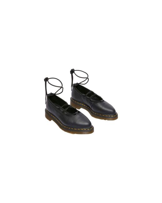 Dr. Martens Black Leather Platform Pumps