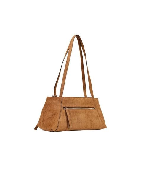 Guess Brown Polyester Handbag