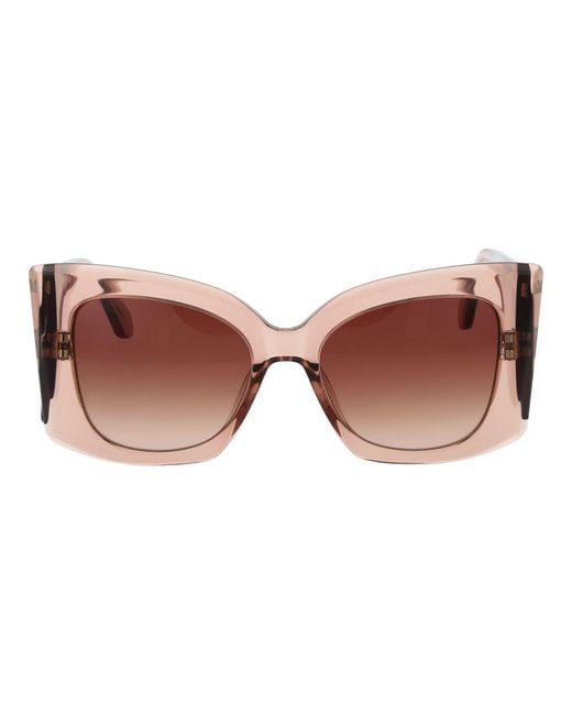 Replay Brown Plastic Sunglasses