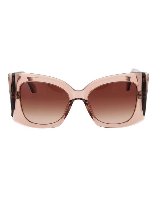 Replay Brown Plastic Sunglasses